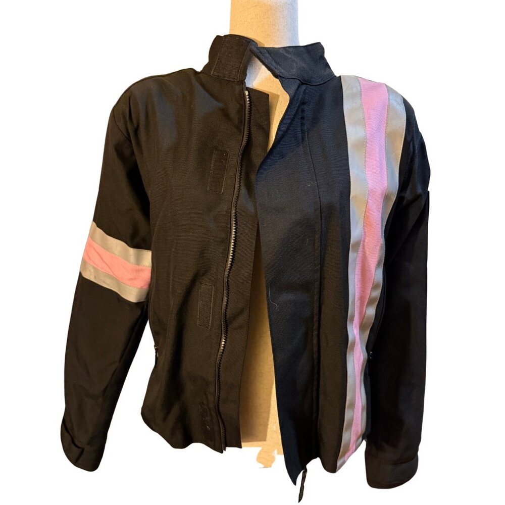 Corazzo 5.0 Women’s Riding Jacket – Size S/P – Pink Stripes